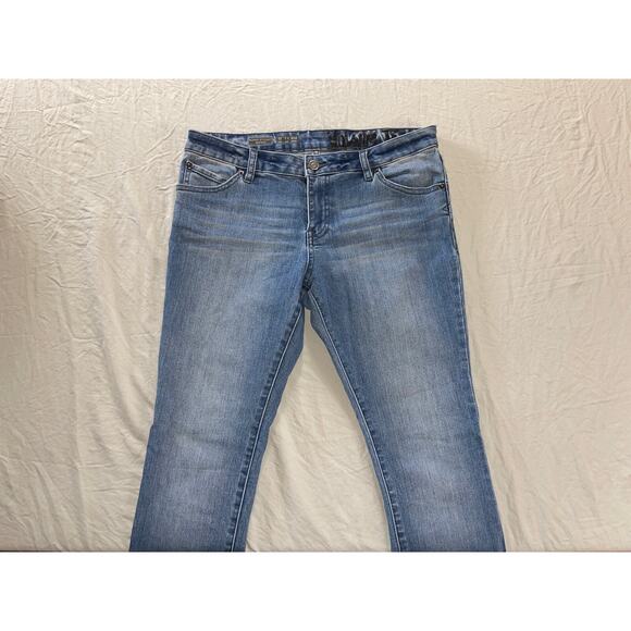 Volcom 'Super Stoned Skinny' Raw Cuff Stretch Denim Skate Jeans. Women's 9. GUC! - Picture 5 of 9